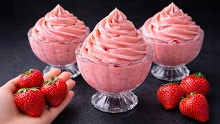 How To Make Strawberry Cream In 5 Minutes - Rich, Creamy, Sugar - Free & Butter - Free Tracy Tips