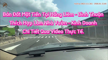 Cần Bán 1203m2 Mặt Tiền Đường Liêm An Hàm Thuận Bắc Bình Thuận Thích Hợp Làm Nhà Vườn.