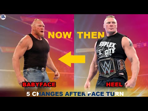 New Brock Vs Old Brock- 5 Shocking Changes Brock Lesnar After Baby Face  Turn- Summerslam 2021 - Youtube