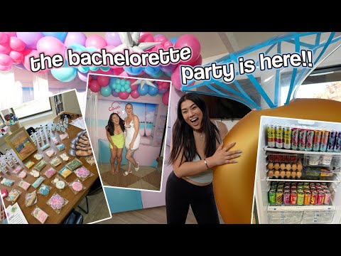 THE BACHELORETTE PARTY IS HERE!!!