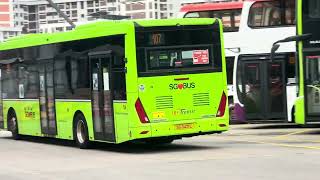 (Logoless) SG3421L SBST Zhongtong N12 on 107 at Hougang Ctrl Bus Interchange 