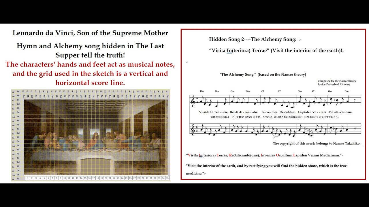 Leonardo da Vinci hid two songs in 