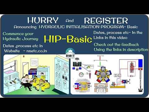 HIP| Hydraulic Initialisation Program|RMET Consultancy|Ramesh Subramanian|Hydraulics for Marine Engr