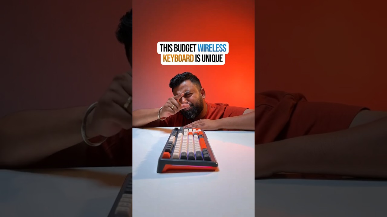 This Budget Wireless Keyboard is Unique! 🤯
