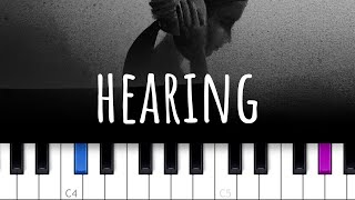 Hearing  ~ Sleeping At Last (piano tutorial) Resimi