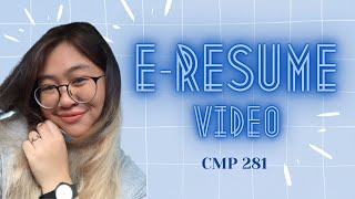 CMP 281 | E-RESUME VIDEO