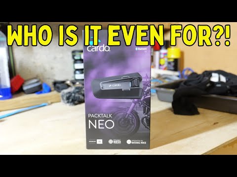 Video thumbnail: "Cardo Packtalk Neo Explained | MotoNZ.com" — hands-on review by MotoNZ on YouTube