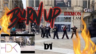 [K-POP IN PUBLIC SIDE CAM] DXMON(다이몬) - 'Burn Up' KPOP Dance cover by HDK from France