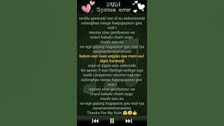 Rocoberry - Console myself ( Lirik )