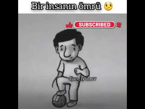 Bir insanın ömrü  kısa ama anlamlı video:/😔