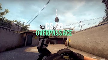 CS:GO - Overpass ACE [ AK-47 ] 720p!