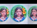 How to make a decor with paper clay best out of waste  creative jay diy  sculpture art  clay