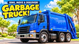 🚛 GARBAGE TRUCK! | Push, Crush &amp; Pack! | Sing, Move &amp; Discover!