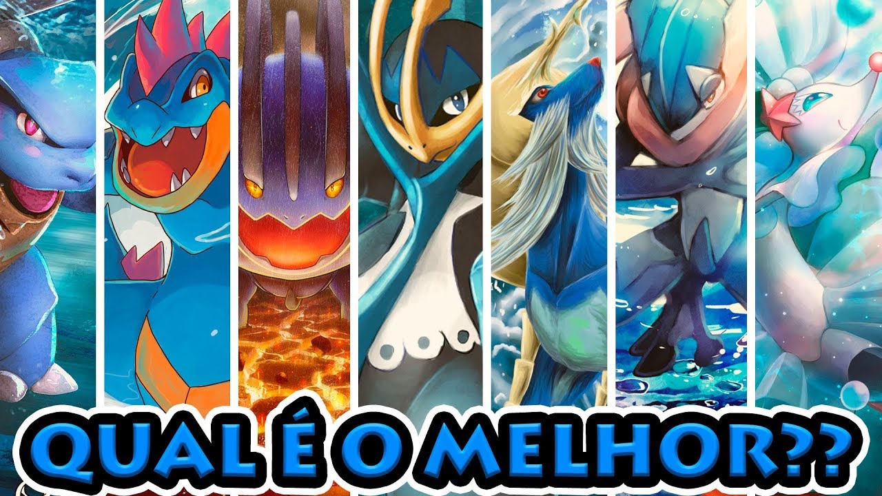 TOP 10 MELHORES POKÉMONS DE ÁGUA FO POKÉMON GO!!! 