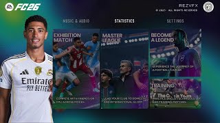 Graphic Menu Ea Sports Fc 26 Concept Installation Pes 2021 Football ...