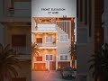 || LUXURY HOUSE FRONT ELEVATION || #house #frontelevation2d3d #frontelevation