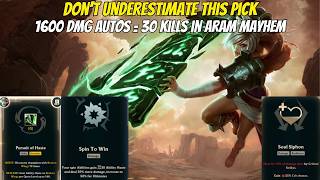 DON’T Underestimate CRIT RIVEN… 1600 DMG Autos = 30 KILLS | ARAM Mayhem