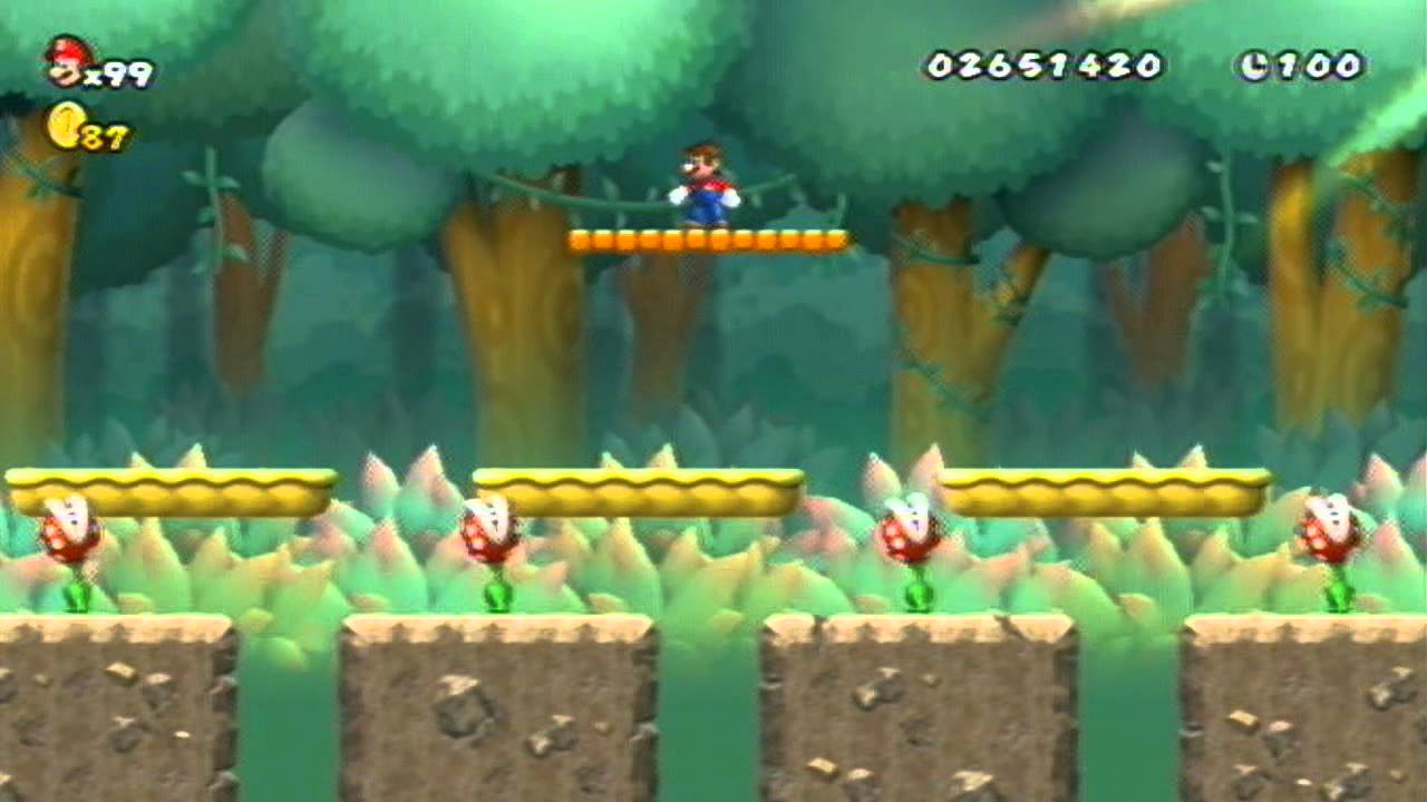 New Super Mario Bros. Wii Walkthrough: World 5- Part 1 [Episode 17 ...