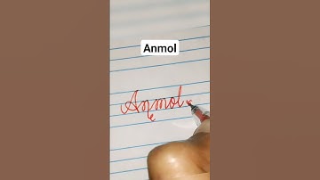 Anmol #shorts #ytshorts #youtubeshorts #name #cursive