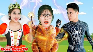 Siêu Nhân Nhện Phải Lòng Amanda Xinh Đẹp | Nữ Hoàng Gà Rán Trở Lại | Bon Bon TV