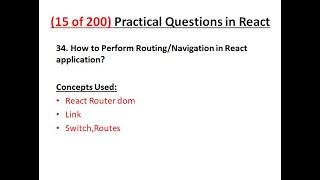 🔴 Part 15 - Reactjs interview questions and Answers | Reactjs tutorial