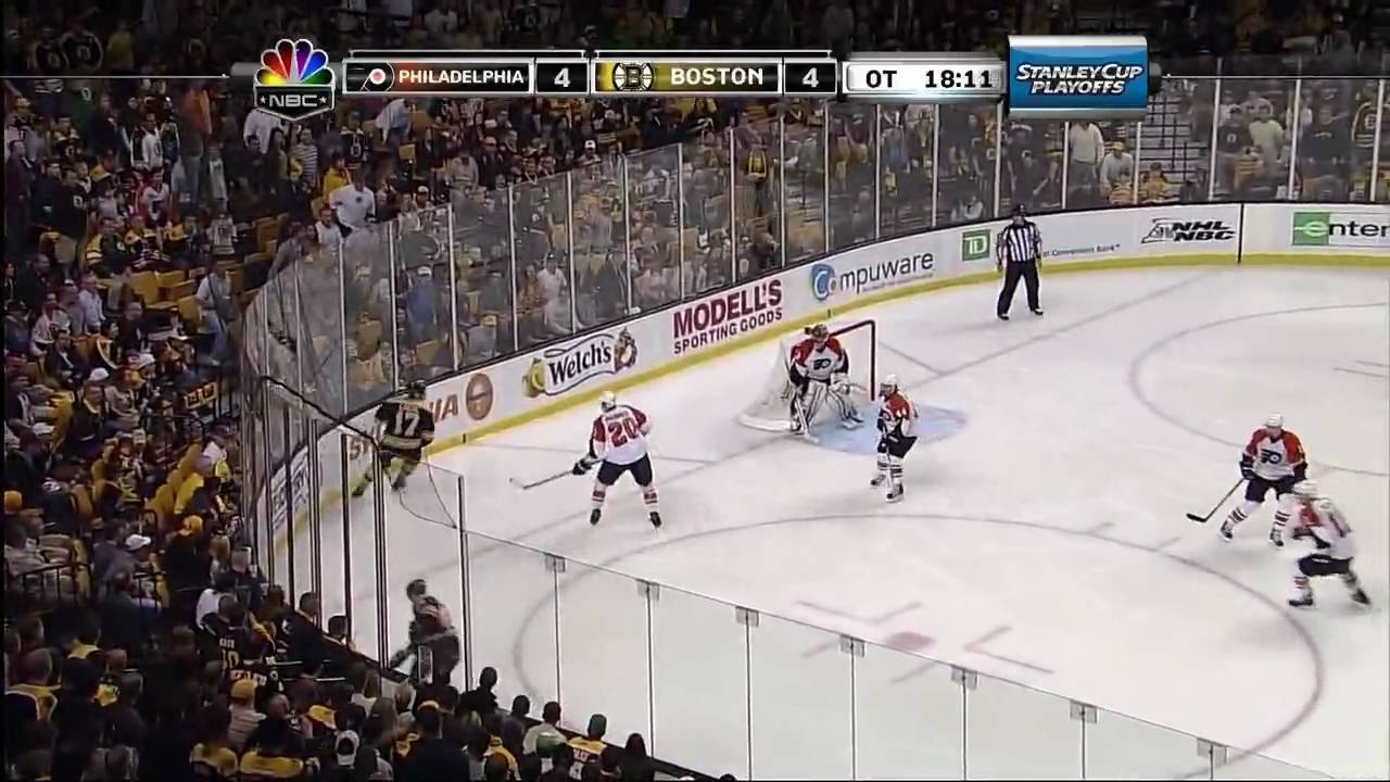 bruins flyers game 1 highlights savard ot goal 5 1 10 youtube youtube flyers bruins playoff