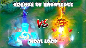 Natan Archon of Knowledge VS Tidal Lord | MSC VS Collector Skin Comparison