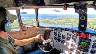 (4K POV) Douglas C47 Formation Flying | Startup, Takeoff, Landing