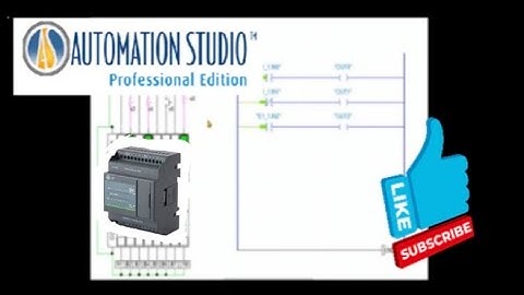 PLC Ladder logic programming using Automation Studio part-1