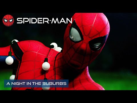 A Night In The Suburbs | 4K | Spider-Man: Homecoming | With Captions