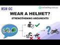 NSW Opportunity Class (OC) Thinking Skills: Strengthening Arguments | Police Officer's Helmet Rule