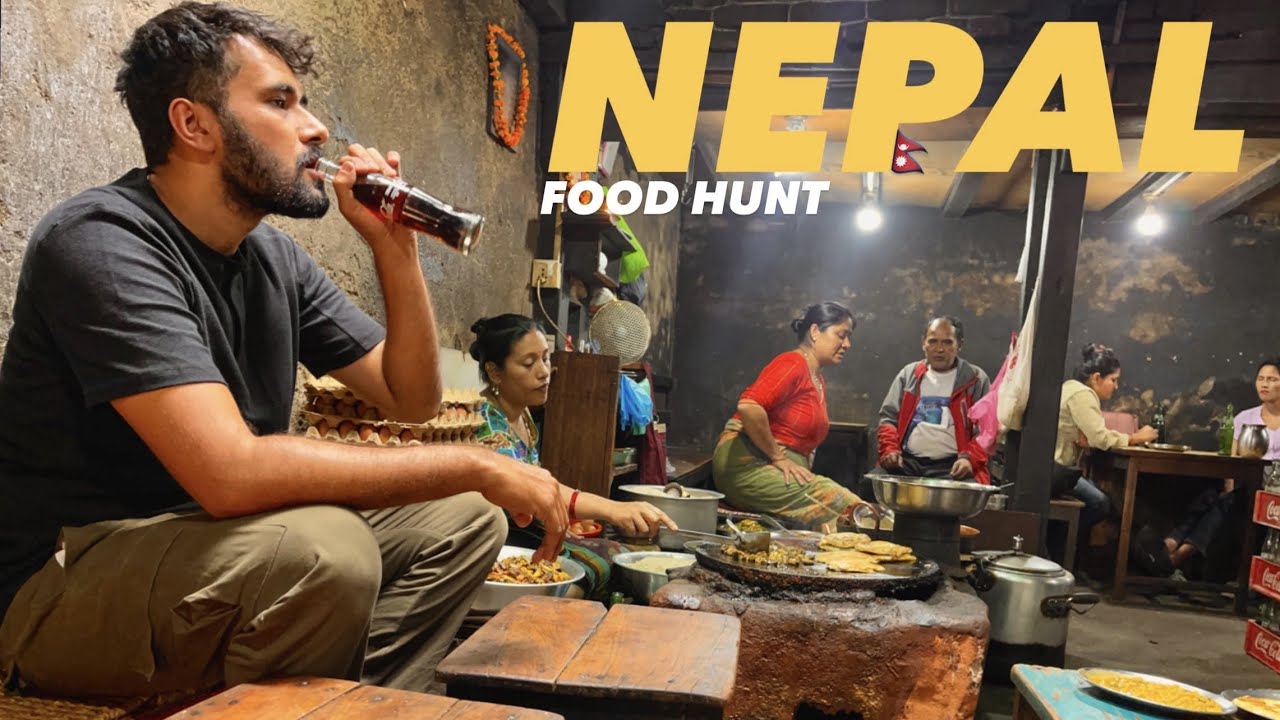 Trying the most Unique NEPALI Street Food Nepal Food Hunt YouTube