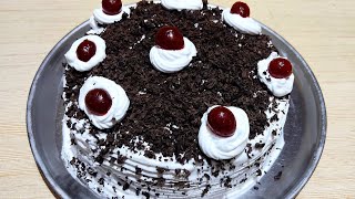 simple black forest cake -कूकर मैं सबसे आसान मैदा चॉकलेट केक? no oven cake  cake  cake recipe