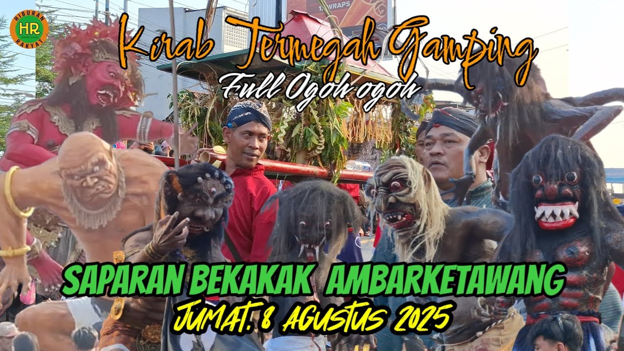 Kirab Saparan Bekakak Ambarketawang  Gamping 2025- Full Ogoh Ogoh