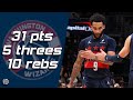 Justin Champagnie 31 pts 5 threes 10 rebs vs Knicks 24/25 season