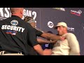 Logan Paul Gets PUSHED by KSI at Fighter Press Conference