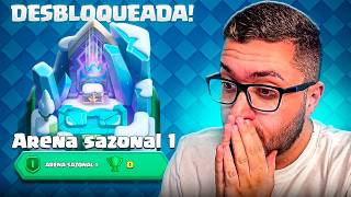 FUI O PRIMEIRO A CHEGAR AOS 14500 TROFÉUS (Arenas Sazonais) NO CLASH ROYALE!