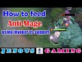 How to feed Anti-Mage using Invoker as support