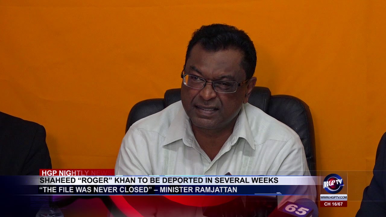 SHAHEED “ROGER” KHAN TO BE DEPORTED IN SEVERAL WEEKS