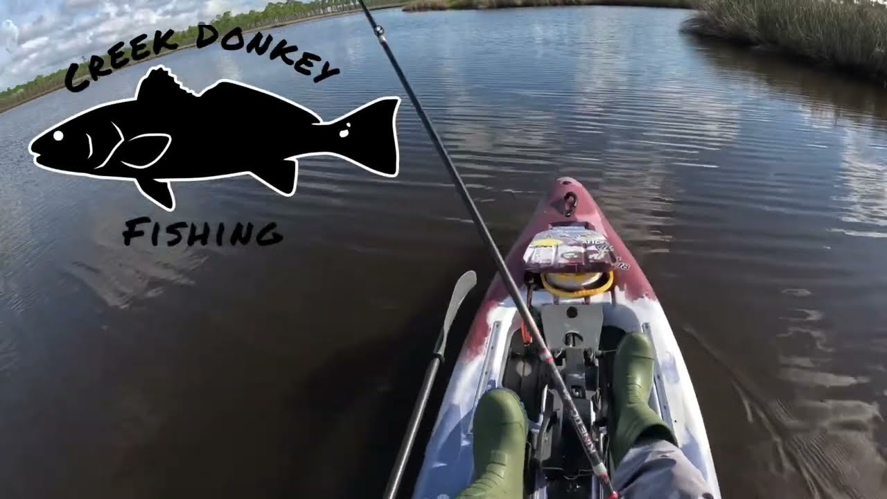 Fishing the grass line in the marsh for redfish 