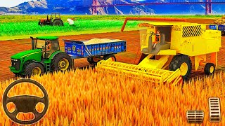 Modern Tractor Village -  Harvesting Machine Simulator  - Android gameplay screenshot 3