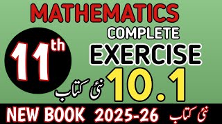 Class 11Th Math New Book Exercise 10.1 1St Year Math Exercise 10.1 Grade Eleven Math Ex 10.1