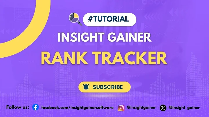 Master Your SEO Strategy with Rank Tracker | Insight Gainer Tutorial