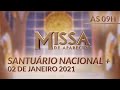 Missa | Santuário Nacional de Aparecida 09h 02/01/2021