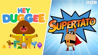 Hey Duggee Vs Supertato Song Compilation Cbeebies