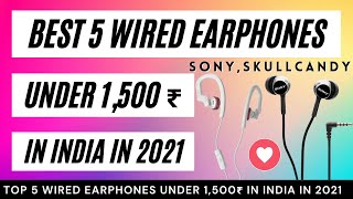 Best 5 Wired Earphones under 1,500 ₹ in INDIA in 2022 | #shorts #ytshorts #shortvideo