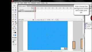 Making a platform game in flash 8 Part 2(AS2)V-Cam(Screenfollower)