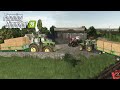 Calmsden Farm, Straw Bale Collecting and Plowing, FS25.