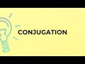 Conjugate Meaning - YouTube