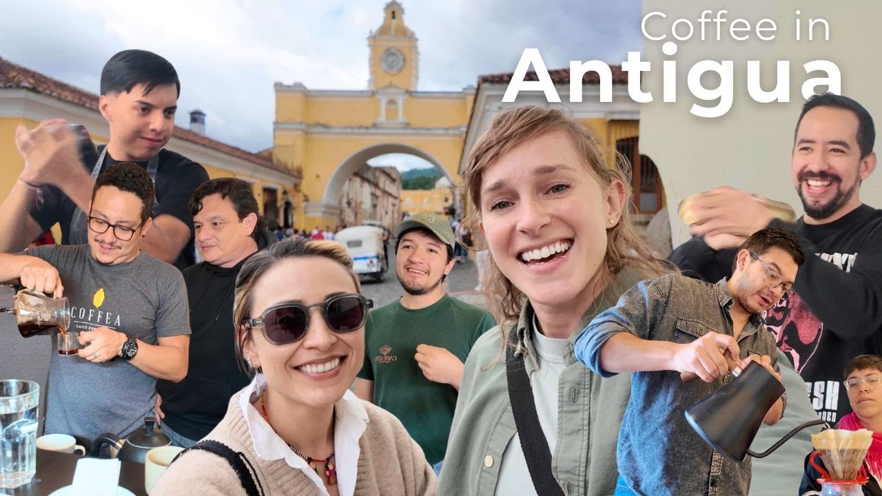 4 *ЛУЧШИХ* местных кофейни в Антигуа-Гватемале (Кофейный тур)